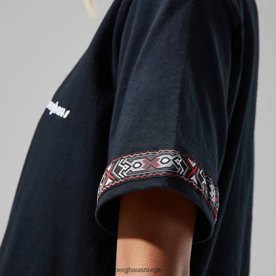 original tramantana t-skjorte Berghaus menn svart F262D6184 klær