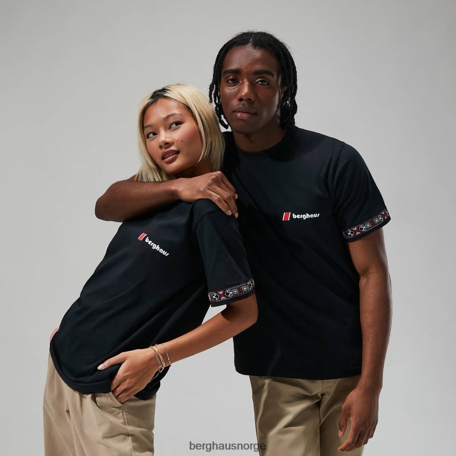 original tramantana t-skjorte Berghaus menn svart F262D6184 klær