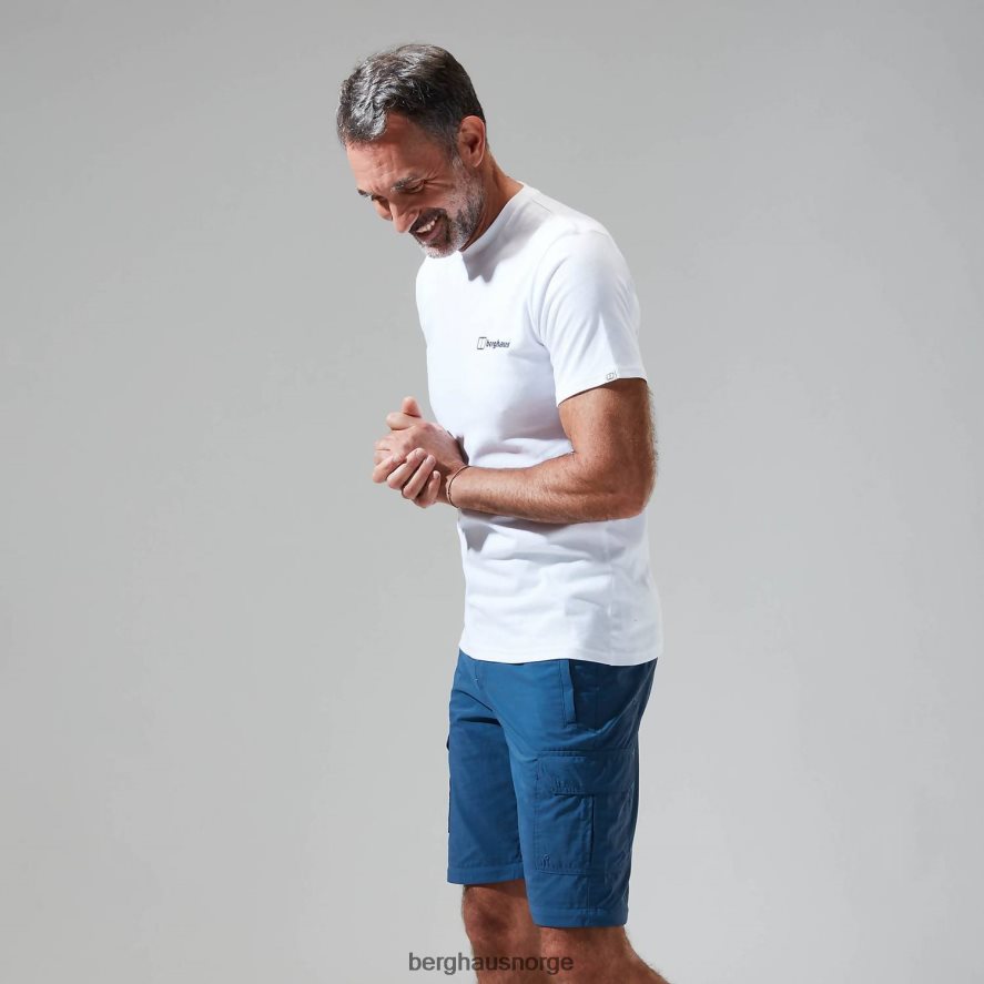 snowdon fargelogo med kortermet t-skjorte Berghaus menn hvit F262D6190 klær
