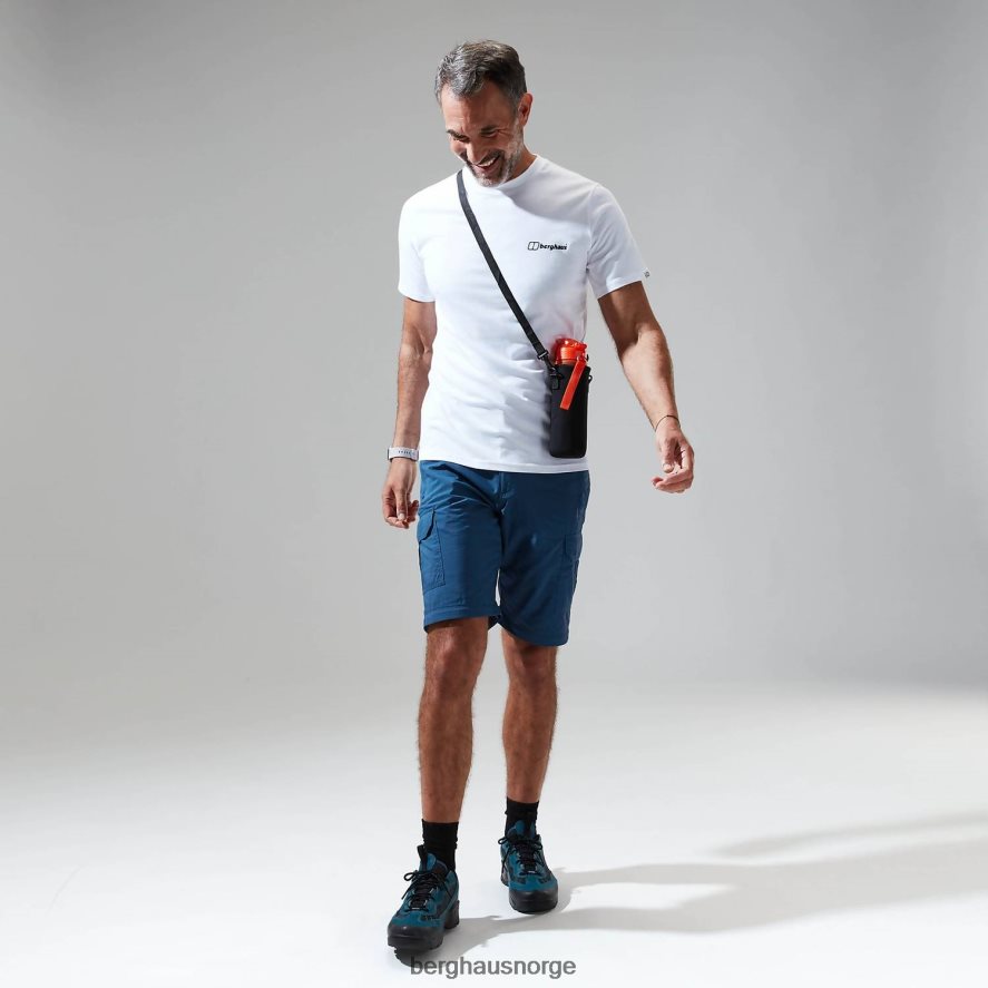 snowdon fargelogo med kortermet t-skjorte Berghaus menn hvit F262D6190 klær