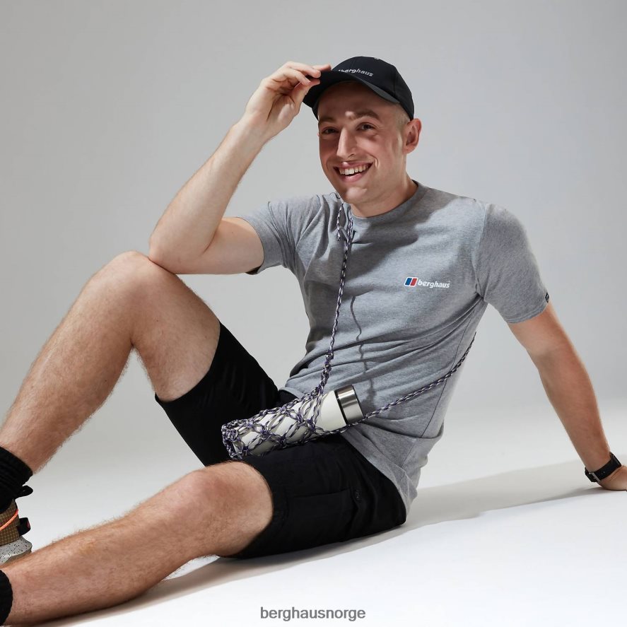 snowdon kortermet t-skjorte 2.0 Berghaus menn mørk grå F262D6186 klær