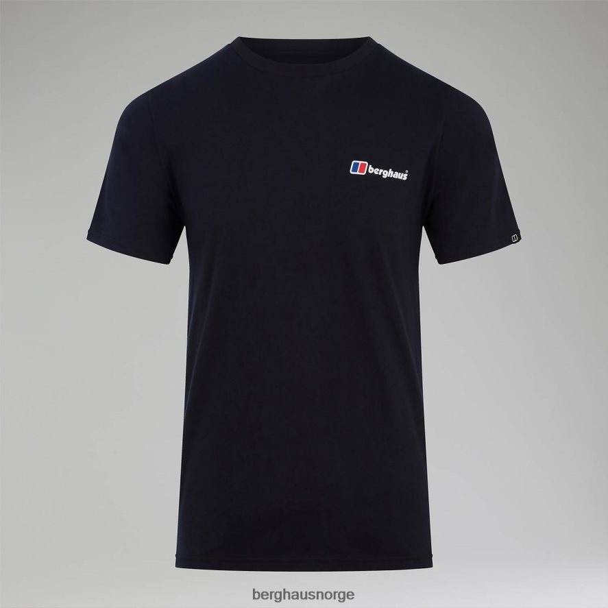 snowdon kortermet t-skjorte 2.0 Berghaus menn svart F262D6188 klær