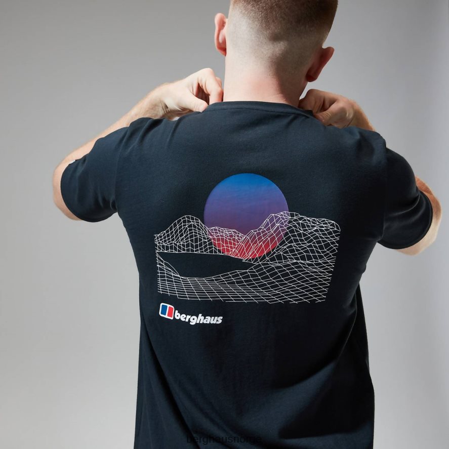 snowdon kortermet t-skjorte 2.0 Berghaus menn svart F262D6188 klær