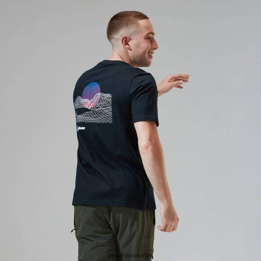 snowdon kortermet t-skjorte 2.0 Berghaus menn svart F262D6188 klær