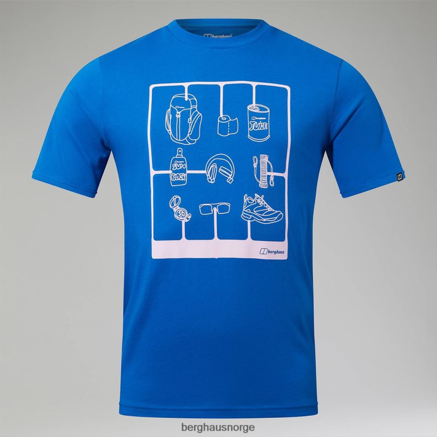 turpakke kortermet t-skjorte Berghaus menn blå F262D6178 klær