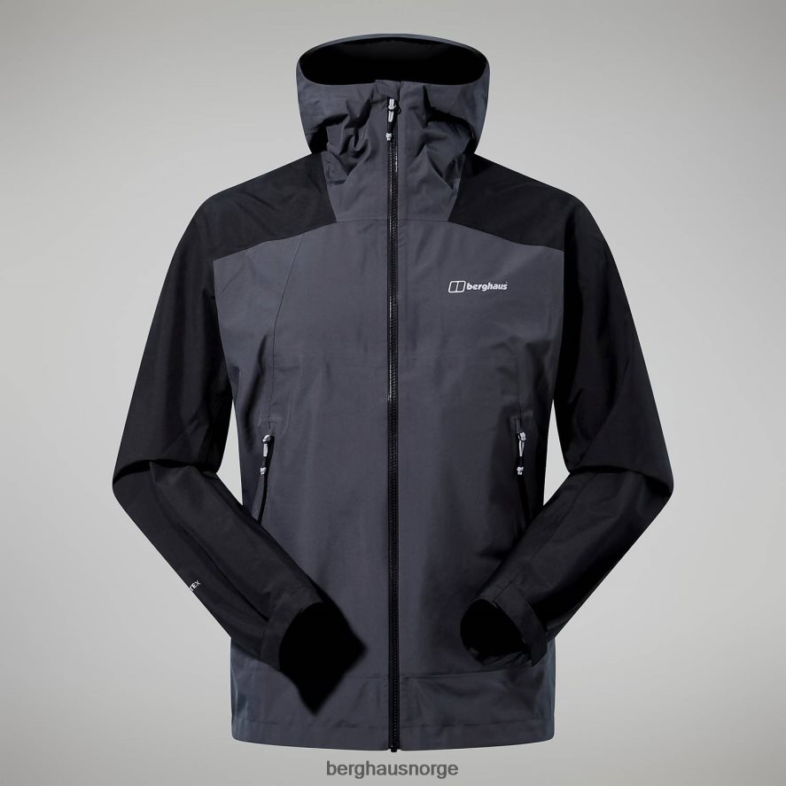 Paclite peak ventilert jakke Berghaus menn grå/svart F262D638 klær