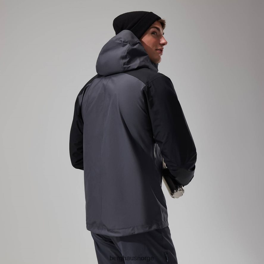 Paclite peak ventilert jakke Berghaus menn grå/svart F262D638 klær