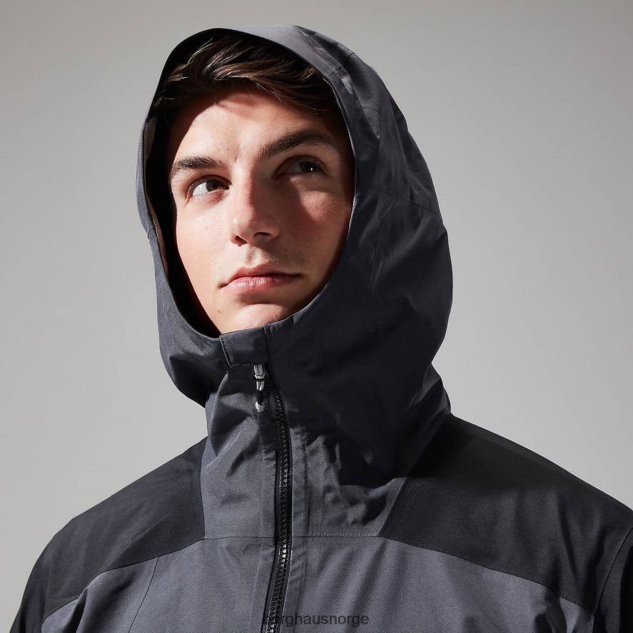 Paclite peak ventilert jakke Berghaus menn grå/svart F262D638 klær