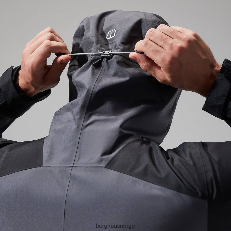 Paclite peak ventilert jakke Berghaus menn grå/svart F262D638 klær