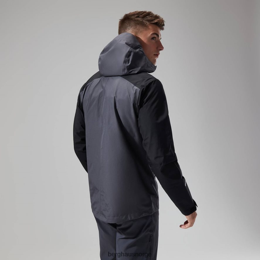Paclite peak ventilert jakke Berghaus menn grå/svart F262D638 klær