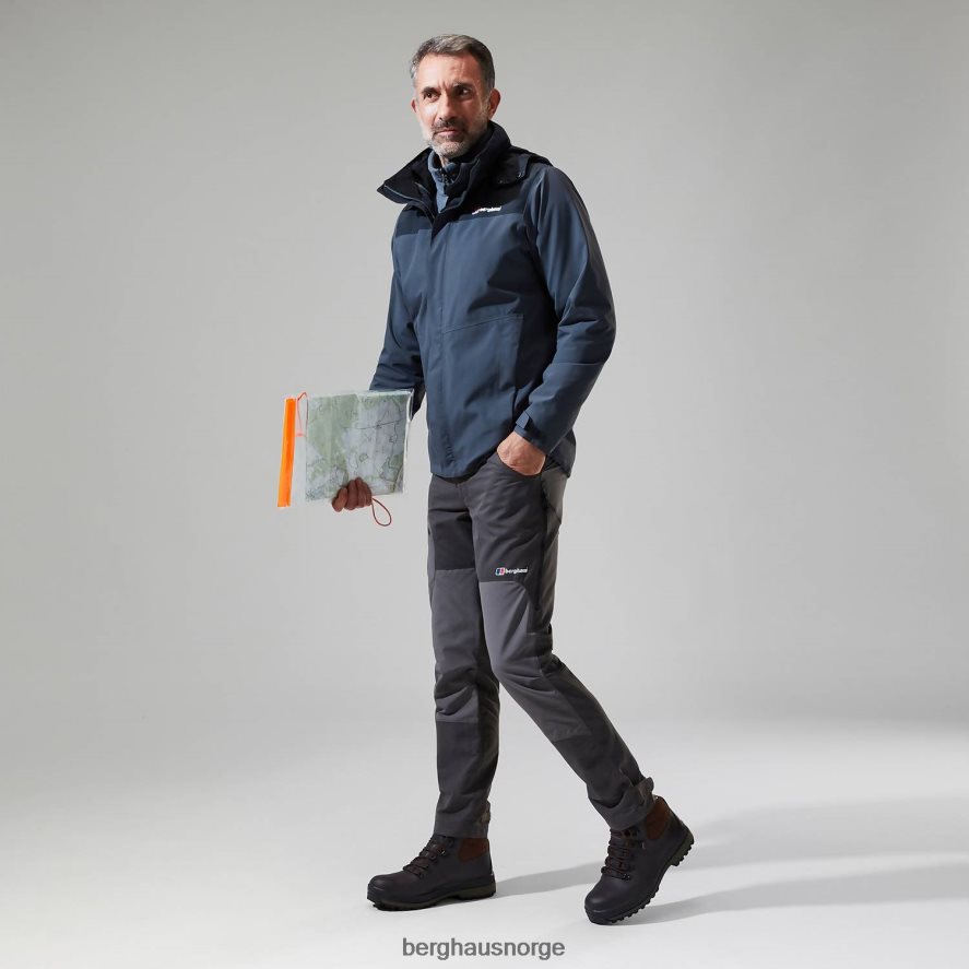 hillwalker interaktiv jakke Berghaus menn mørk grå/svart F262D632 klær