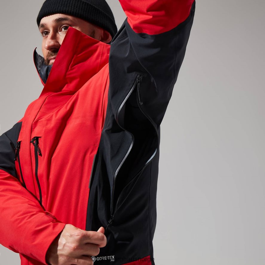 mtn guide gtx pro jakke Berghaus menn gojibær/kulsort F262D624 klær