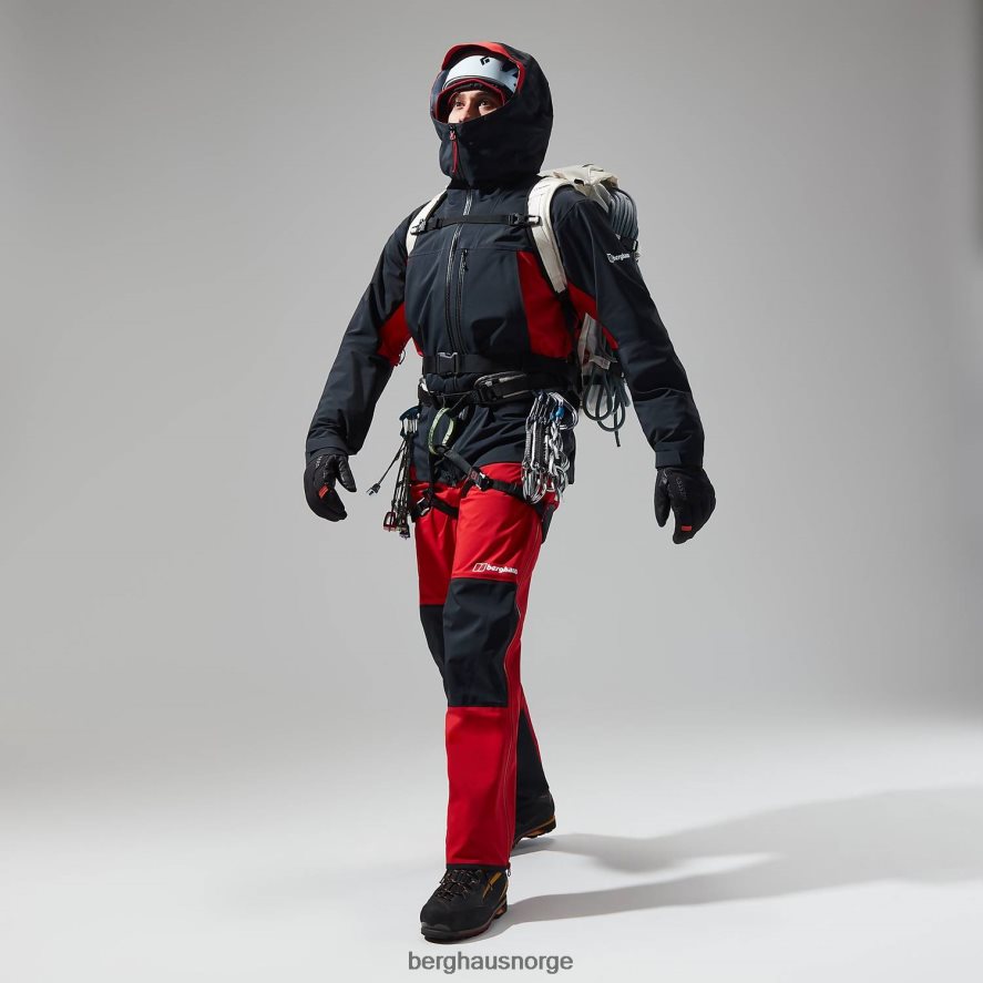 mtn seeker gtx jakke Berghaus menn jet black/goji berry F262D633 klær