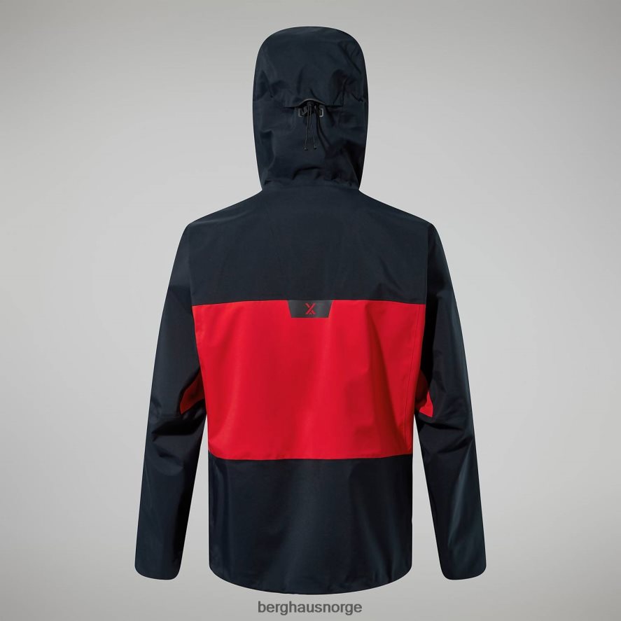 mtn seeker gtx jakke Berghaus menn jet black/goji berry F262D633 klær