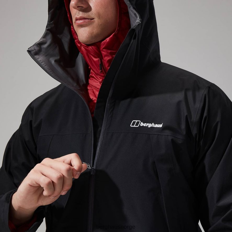 paclite dynak jakke Berghaus menn svart F262D610 klær
