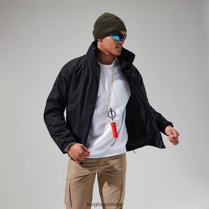 rg alpha 2.0 gemini 3-i-1 jakke Berghaus menn svart F262D68 klær